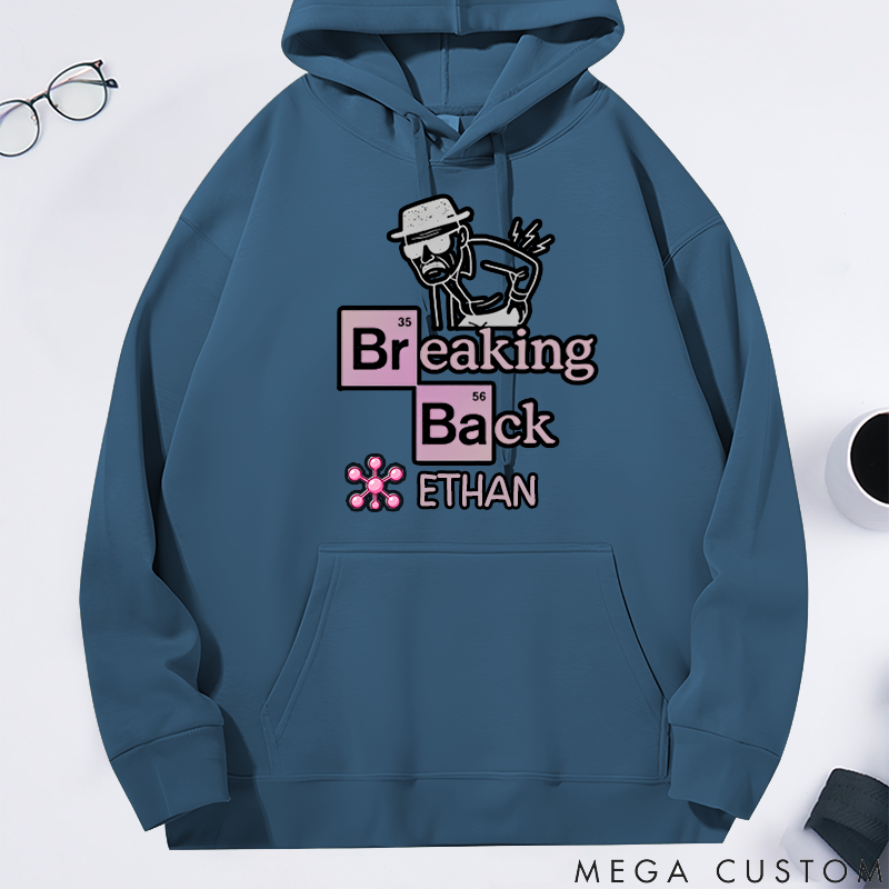 Personalized Classic Hoodie Funny Back Pain Graphic Tee
