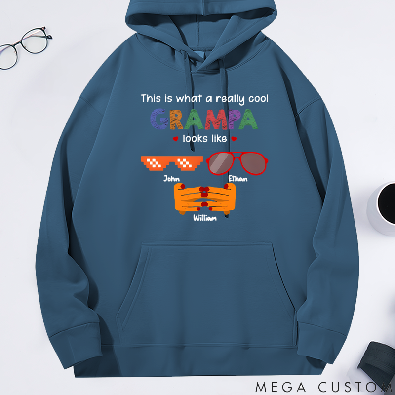 Personalized Classic Hoodie Really Cool Dad Looks Like
