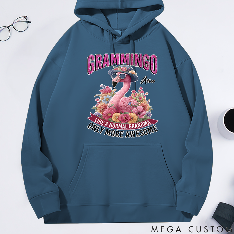 Personalized Classic Hoodie Grammingo Like a Normal Grandma Only More Awesome