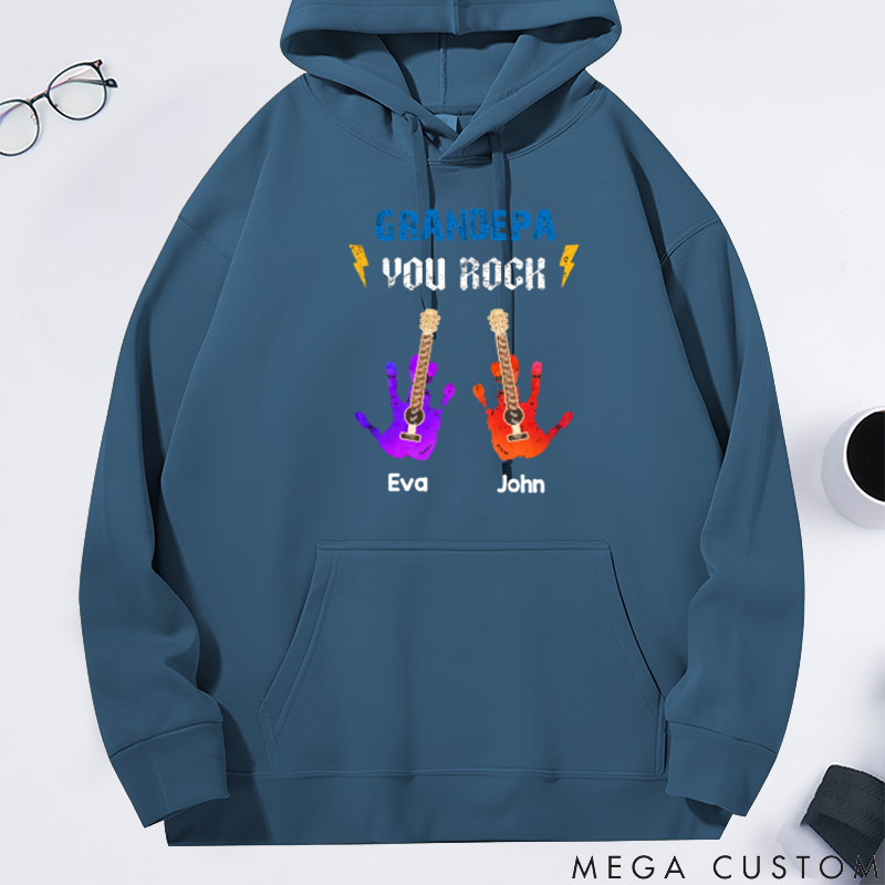 Personalized Classic Hoodie Guitar Family You Rock Theme
