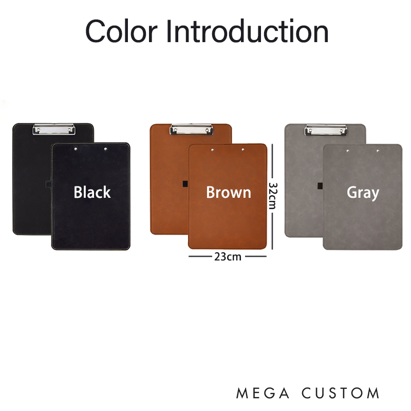 Personalized Leather Clipboard for Teachers Pencil Design Clipboard Stylish and Practical Gift for Teachers
