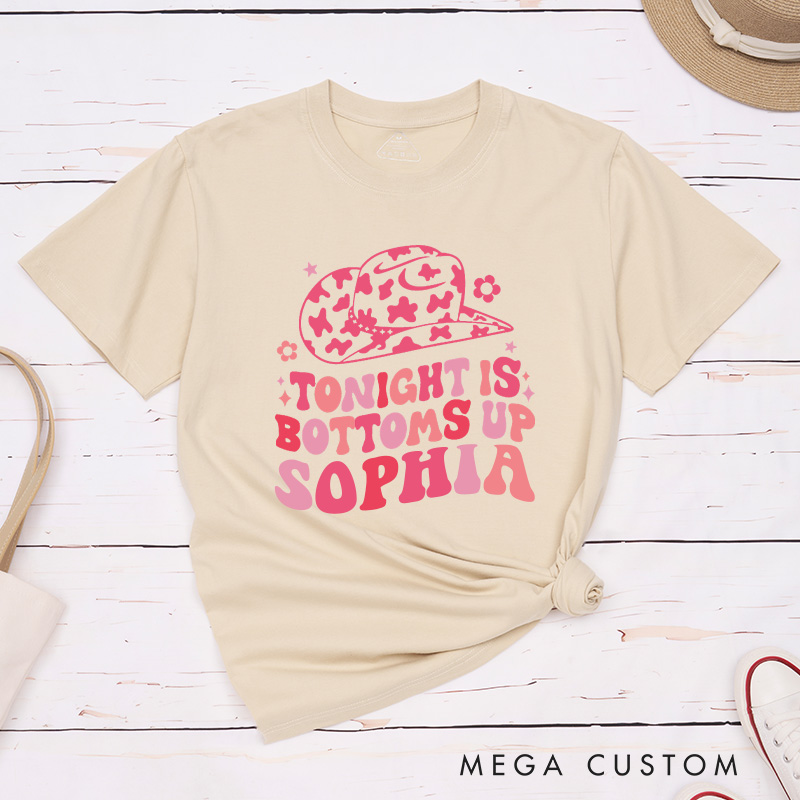 Personalized Country Bride She's Gonna Marry That Boy Matching T-Shirt Bridesmaid Cowgirl Hat T-Shirt Team Bride Wedding Bachelorette Party Gift