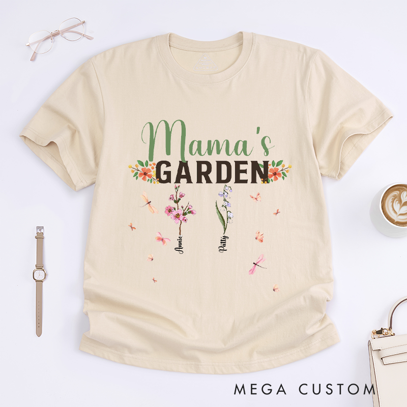 Personalized Garden Classic T-Shirt Loving Gift for Mother Grandma Gardening