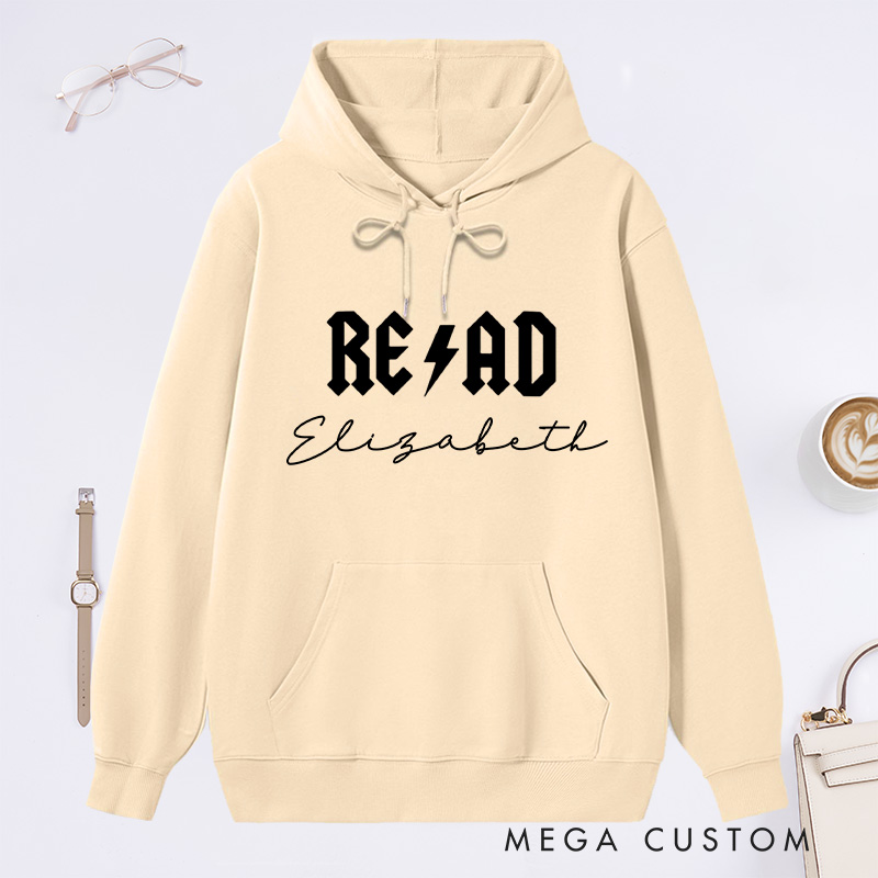 Personalized Read Classic Hoodies Bookish Hoodies Custom Book Lover Hoodies with Name Librarian Gift Book Lover Gift for Reader Gift