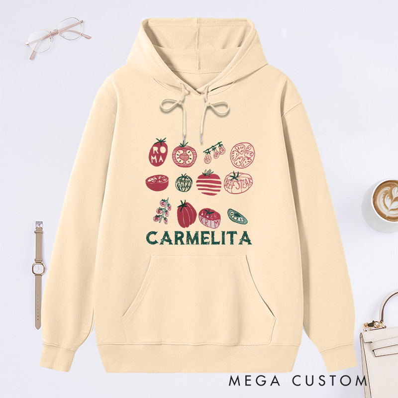 Personalized Grandma's Garden Classic Hoodies Custom Mama's Garden Hoodies with Name Plant Lover Gift Gardening Lover Gift for Gardener