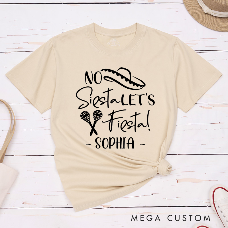 Personalized Bride My Last Margarita as a Señorita Matching T-Shirt Bridesmaid T-Shirt Bride's Crew T-Shirt Wedding Bachelorette Party Gift