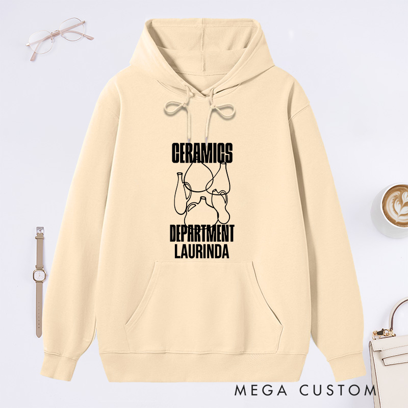 Personalized Ceramics Classic Hoodies Pottery Hoodies Ceramics Gift for Potter Pottery Gift