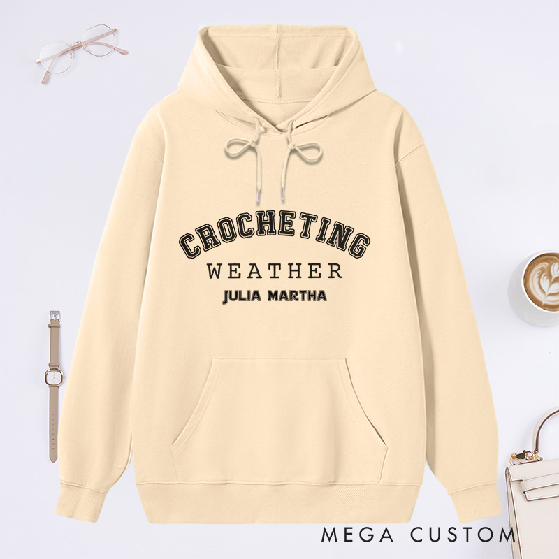 Personalized Crocheting Classic Hoodies Gifts for Crochet Artist Lovers