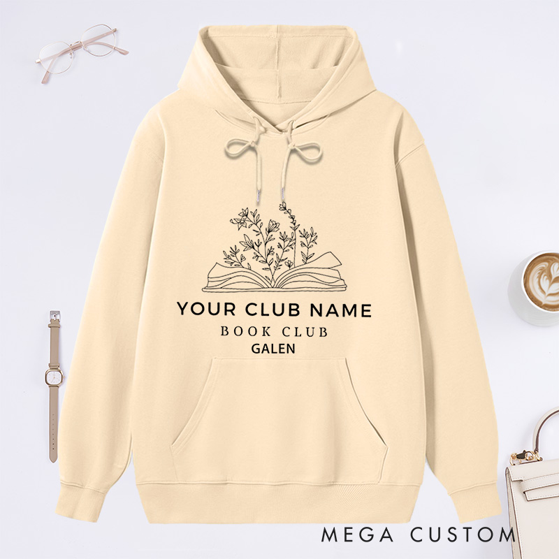 Personalized Custom Book Club Classic Hoodies Custom Book Shirt Custom book shirt Book club since Reading club shirt custom name book club bookish shirt