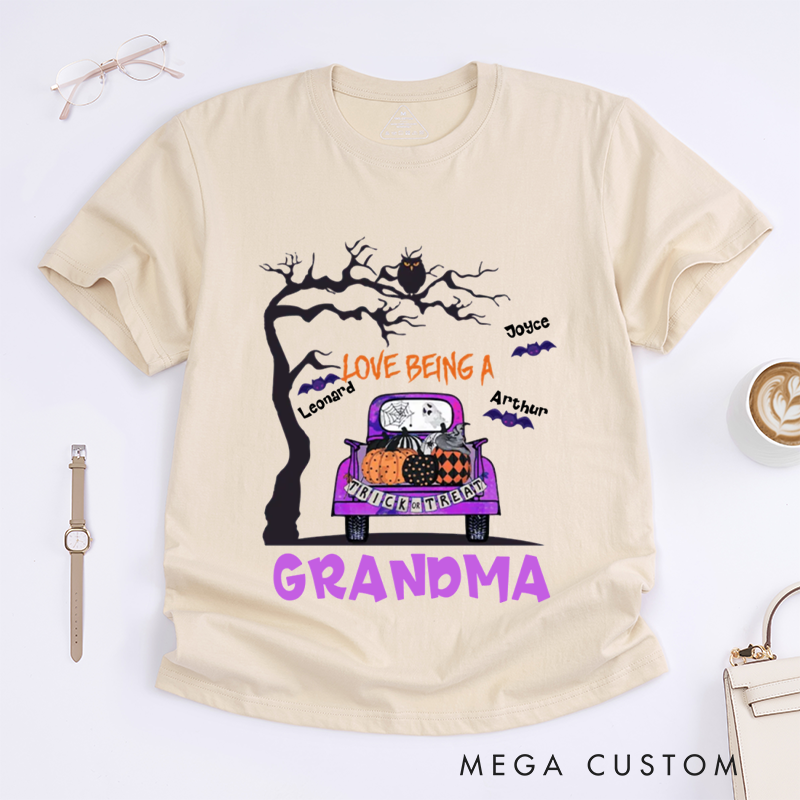 Personalized Love Being Mom Grandma Halloween Classic T-Shirt Gift Ideas for Halloween