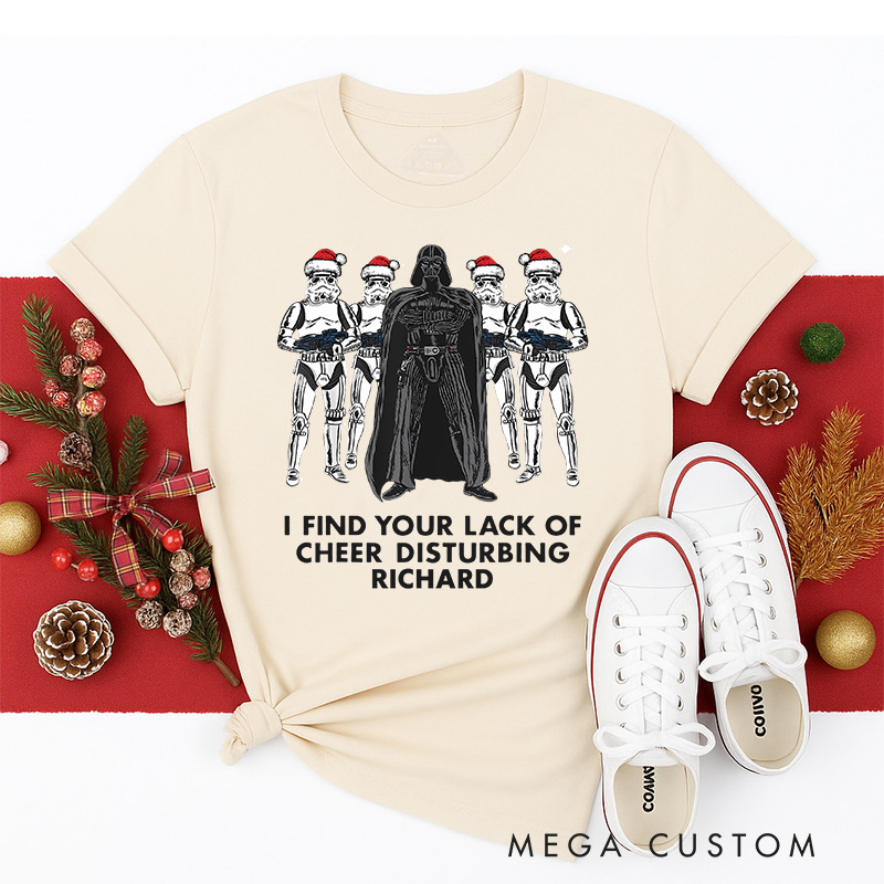 Personalized I Found You Lack of Cheer Christmas Classic T-Shirts Galaxy War Film Tshirt Movie Holiday Shirt