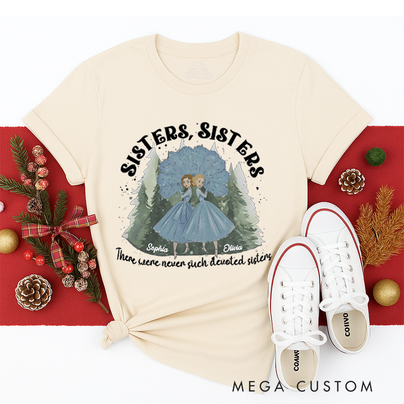 Personalized Classic T-Shirts Vintage White Movie Christmas Tee Haynes Sisters Tee Christmas Song Tee