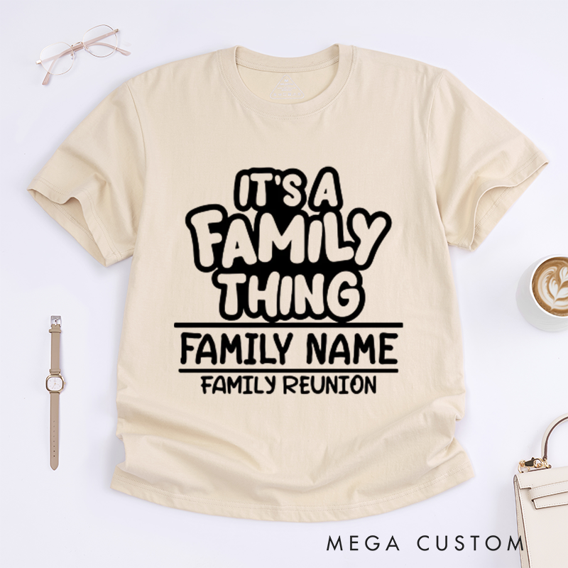 Personalized Family Reunion Matching Tees Celebrating Togetherness Classic T-shirt