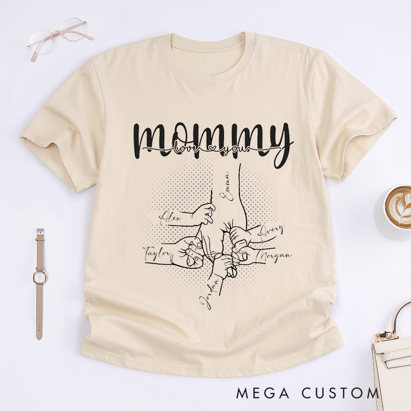 Personalized a Mother's Love is Forever and always Classic T-shirt Gifts for Mom Grandma