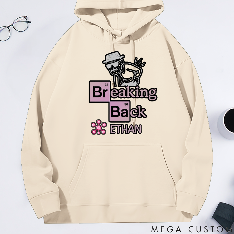 Personalized Classic Hoodie Funny Back Pain Graphic Tee