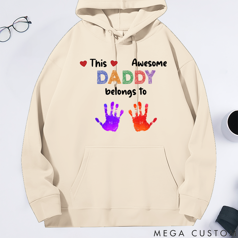 Personalized Classic Hoodie This Grandma Belongs To Grandkids