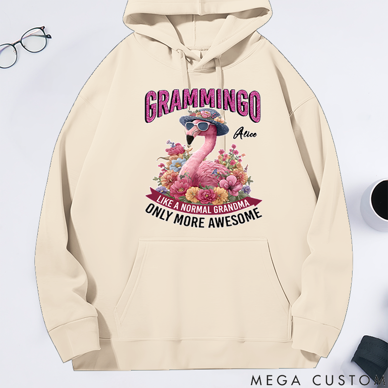 Personalized Classic Hoodie Grammingo Like a Normal Grandma Only More Awesome