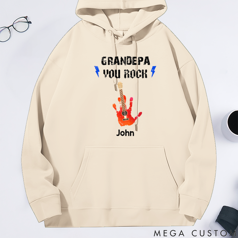 Personalized Classic Hoodie Guitar Family You Rock Theme