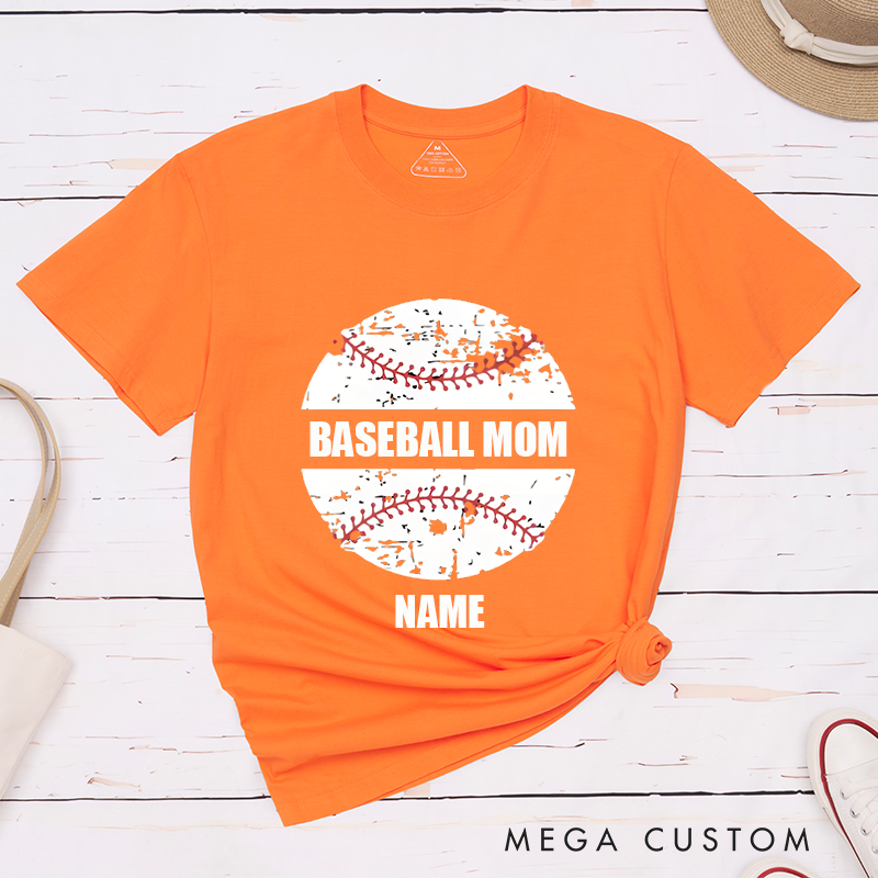 Personalized Baseball Game Day Custom Team Name Classic T-shirt