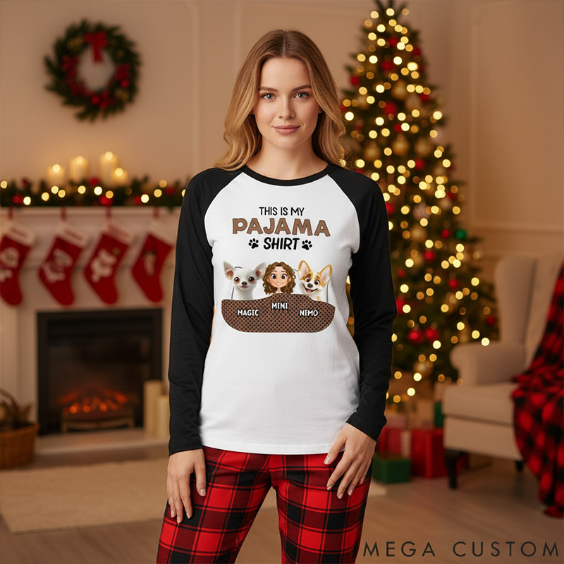 Personalized Dog Lover this is My Pawjama Family Matching