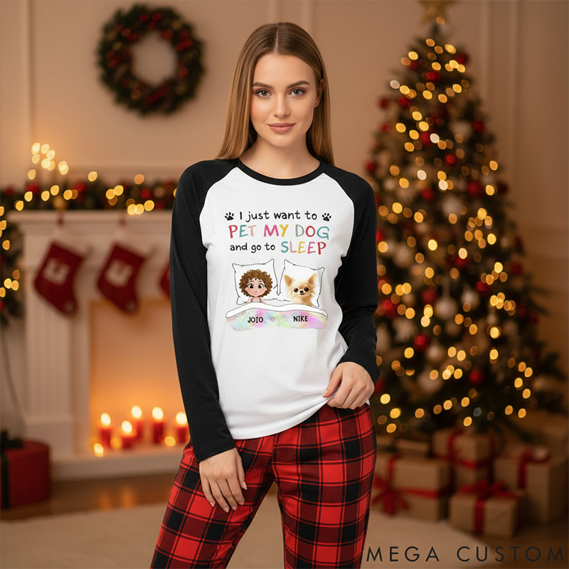Personalized Dog Lover Sleep Better with My Baby Family Matching