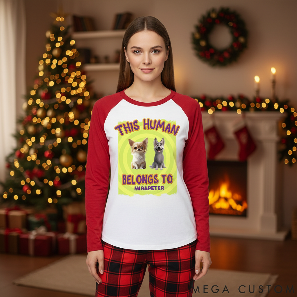 Personalized Dog Lover We Own You Human Family Matching