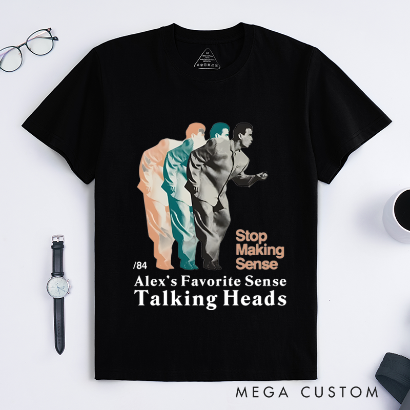 Personalized Classic T-Shirts Punk Rock Music Cool Music Fashion Top Retro Tee T-Shirt