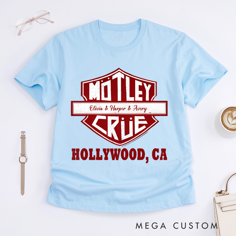 Personalised Classic T-Shirts Retro Tee Glam Metal and Classic Rock Lovers with a Vintage Vibe T-Shirt