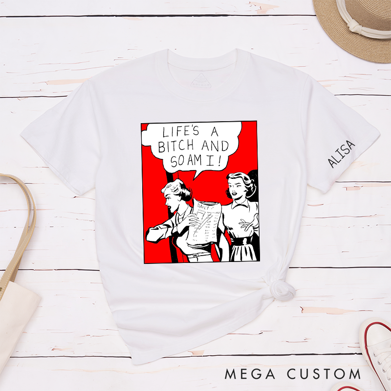 Personalised Classic T-Shirts Unworn Retro 1980s T-Shirt and Long Lasting Hand Screen Printed Design and Feminism Queer Punk T-Shirt