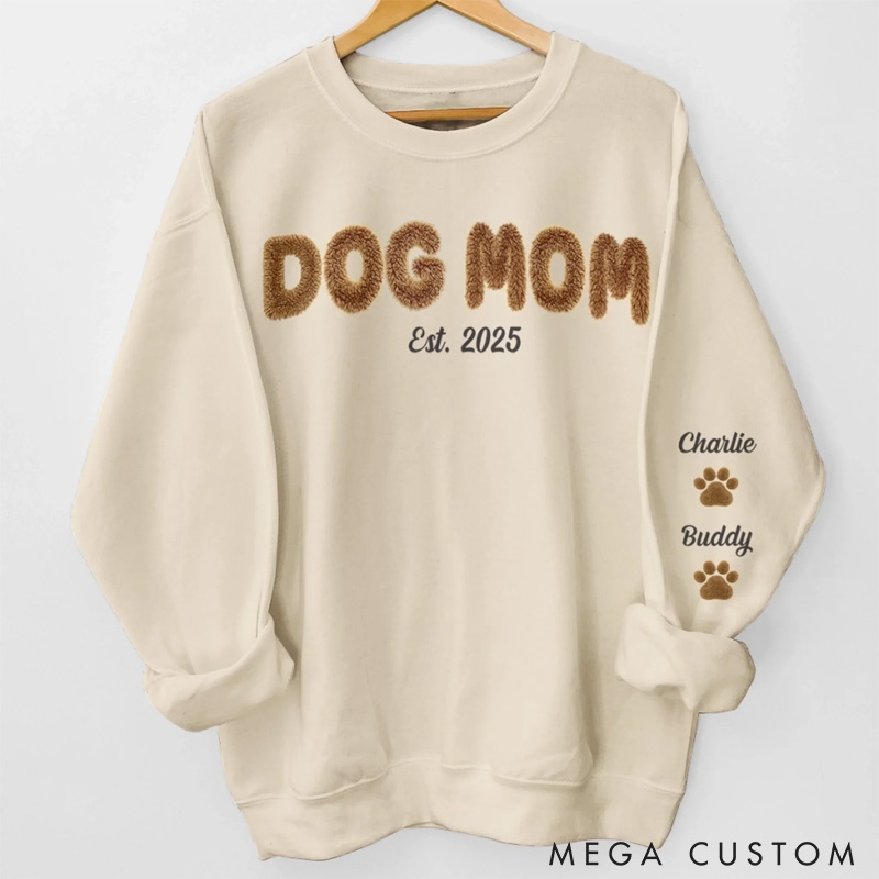 Personalized Birthday Gifts For Dog Cat Lovers Dog Dad And Mom Cat Owners Mom Life Dog Edition Sweatshirt