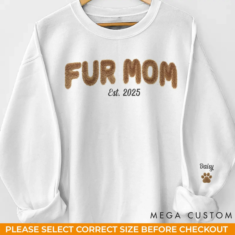 Personalized Birthday Gifts For Dog Cat Lovers Dog Dad And Mom Cat Owners Mom Life Dog Edition Sweatshirt
