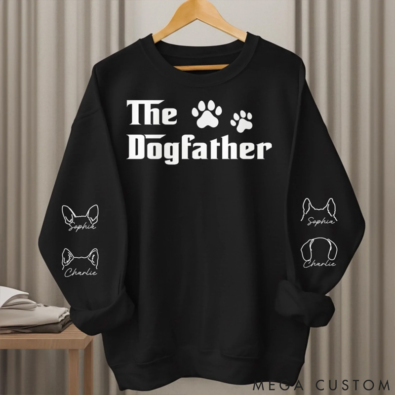 Personalized Birthday Gifts For Dog Lovers Dog Dad and Mom Born To Love Dogs Sweatshirt