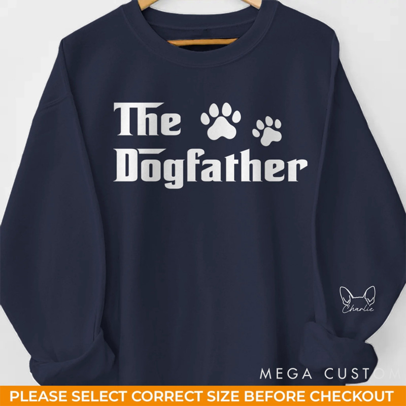 Personalized Birthday Gifts For Dog Lovers Dog Dad and Mom Born To Love Dogs Sweatshirt