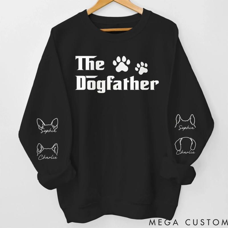 Personalized Birthday Gifts For Dog Lovers Dog Dad and Mom Born To Love Dogs Sweatshirt