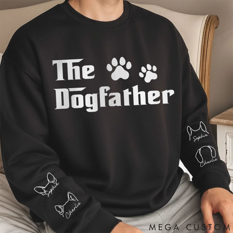 Personalized Birthday Gifts For Dog Lovers Dog Dad and Mom Born To Love Dogs Sweatshirt