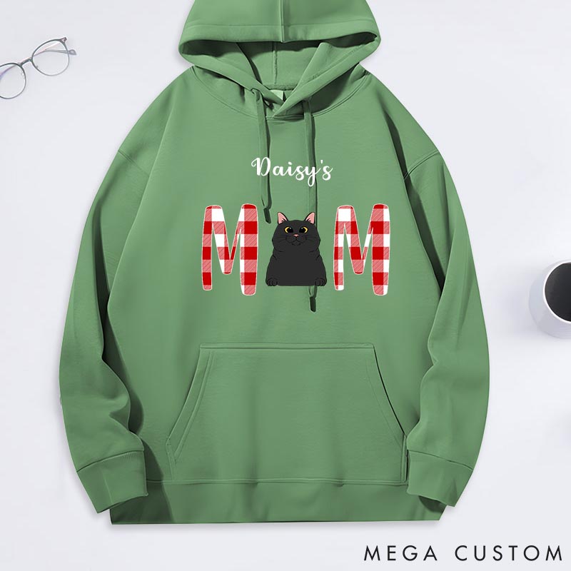 Personalized Cat Lover Cat Mom Classic Hoodies