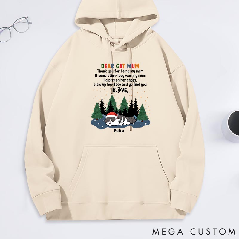 Personalized Cat Lover Claw Up Her Classic Hoodies