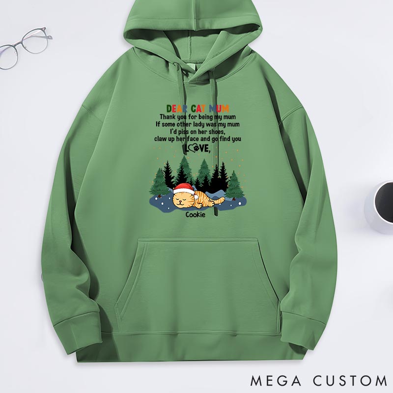 Personalized Cat Lover Claw Up Her Classic Hoodies