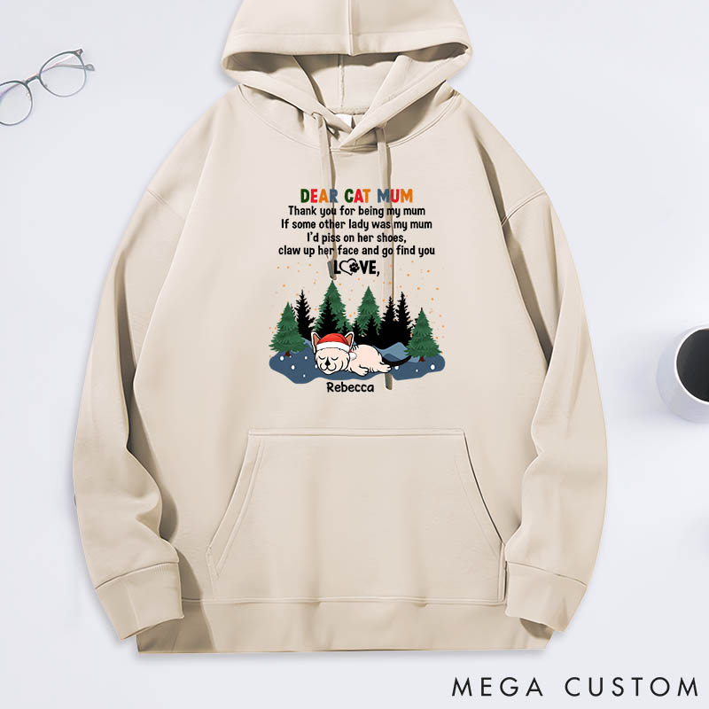 Personalized Cat Lover Claw Up Her Classic Hoodies