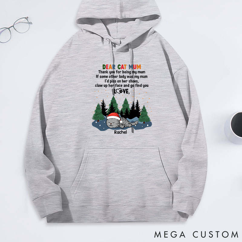 Personalized Cat Lover Claw Up Her Classic Hoodies