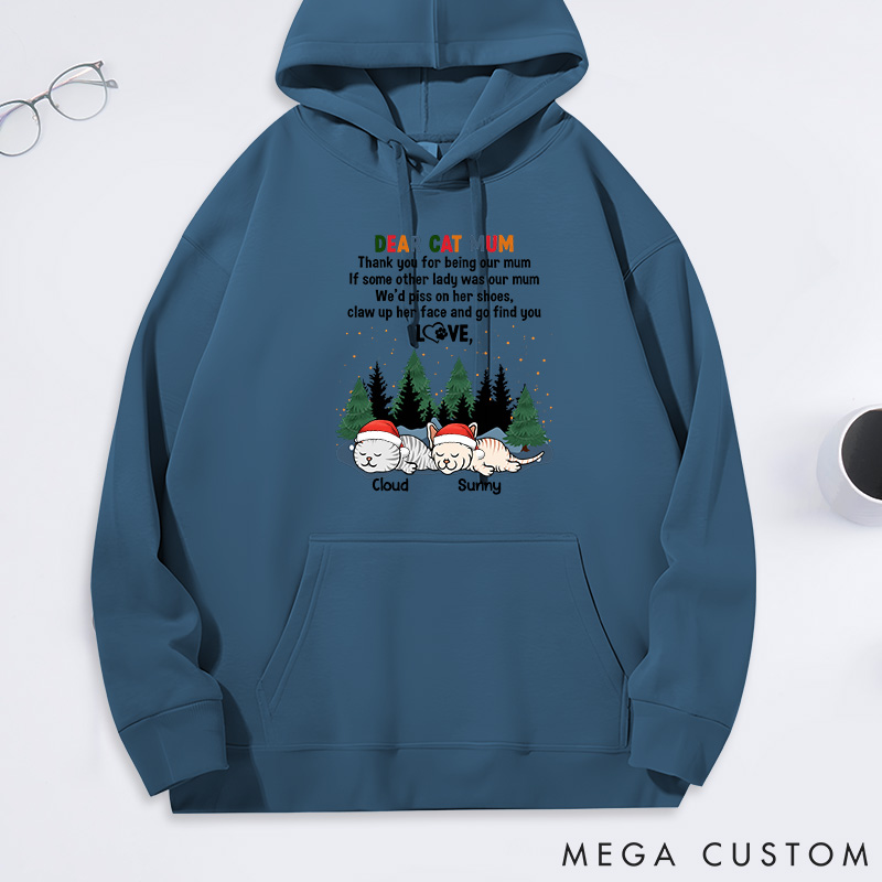Personalized Cat Lover Claw Up Her Classic Hoodies