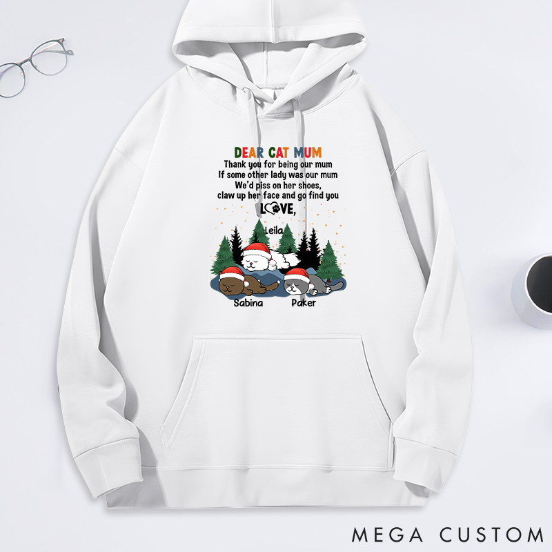Personalized Cat Lover Claw Up Her Classic Hoodies