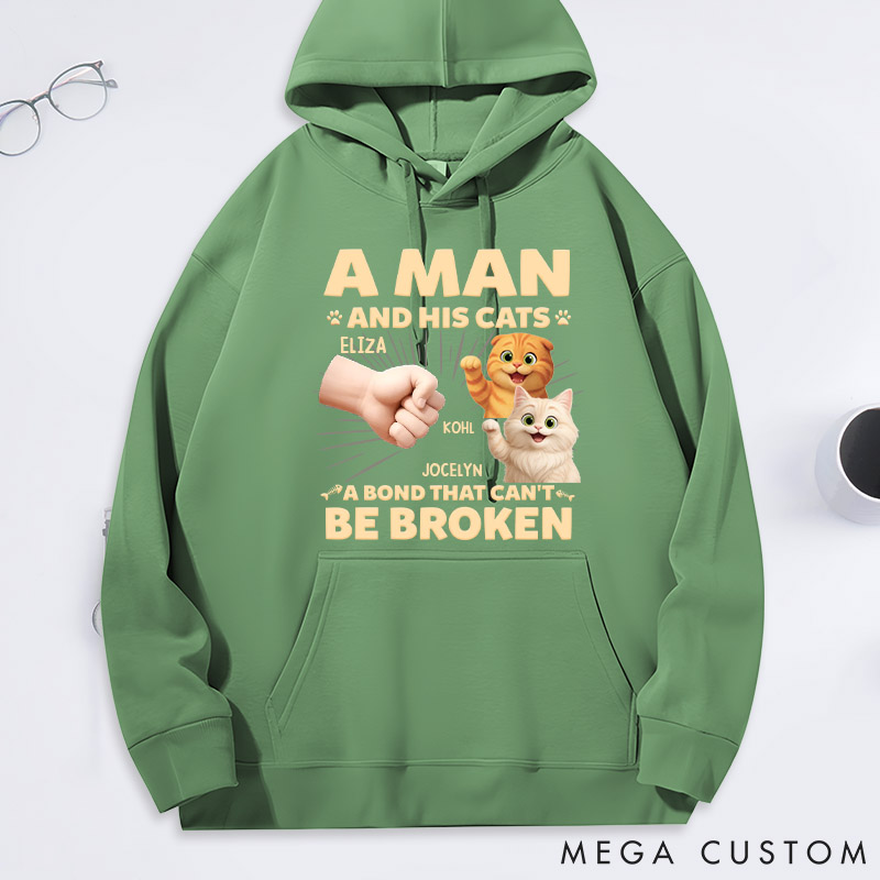 Personalized Cat Lover Forever My Feline Friend Hoodies