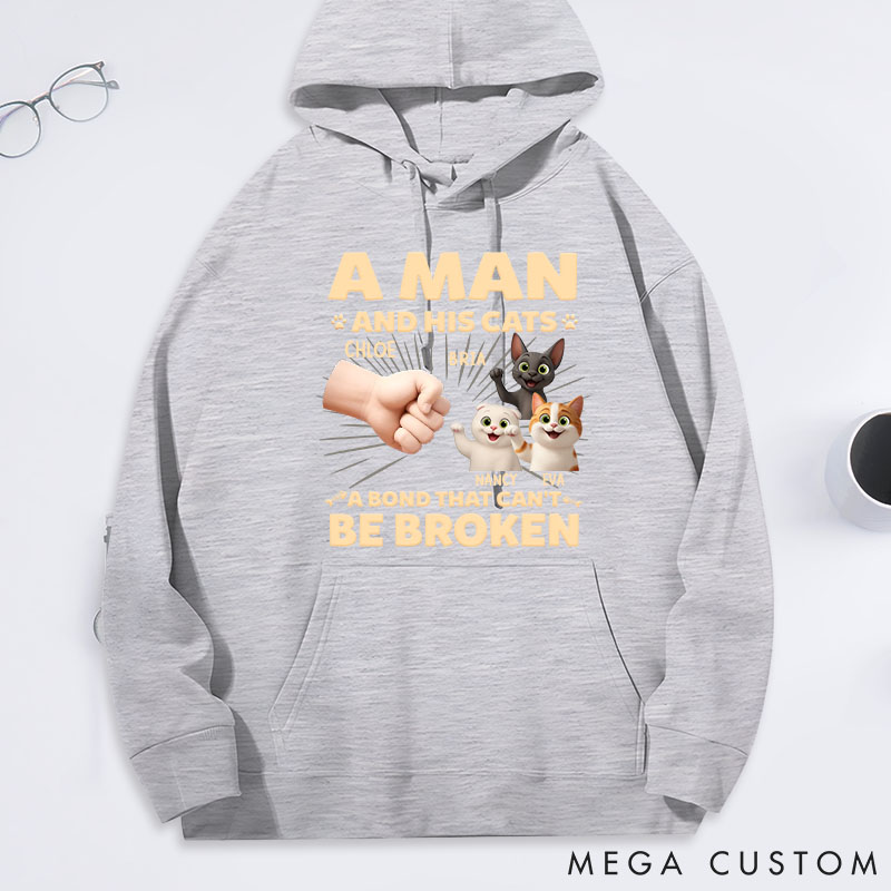 Personalized Cat Lover Forever My Feline Friend Hoodies