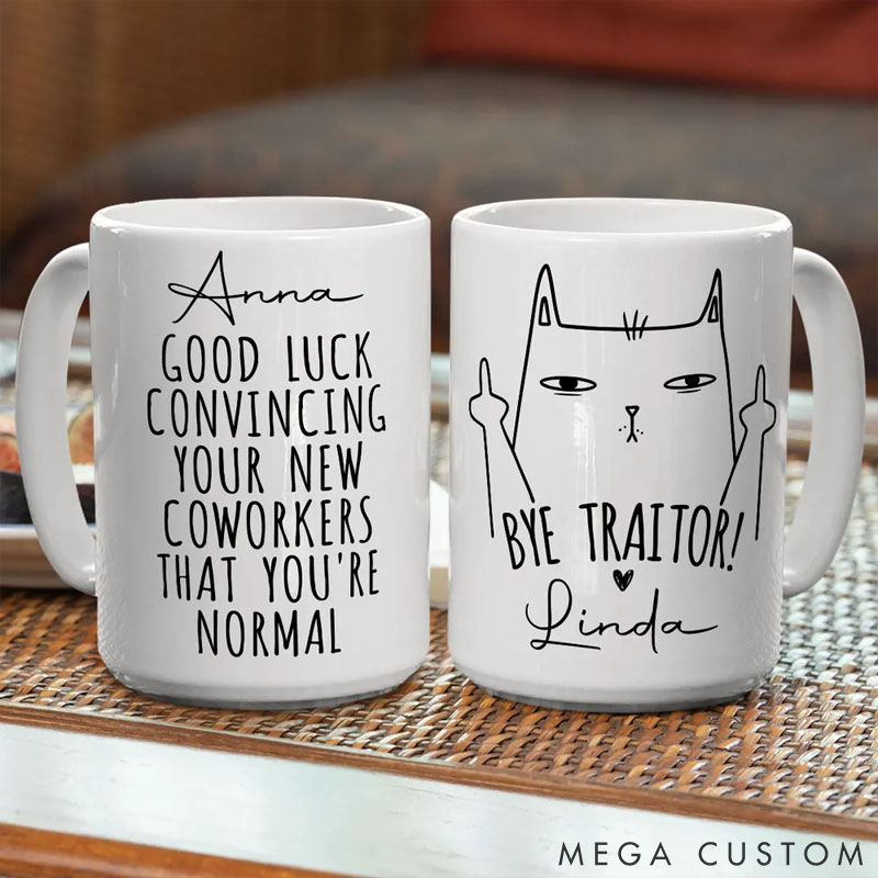 Personalized Cat Lover Good Luck Mug