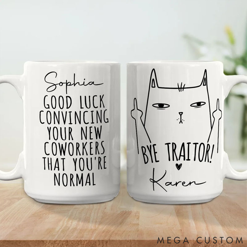 Personalized Cat Lover Good Luck Mug