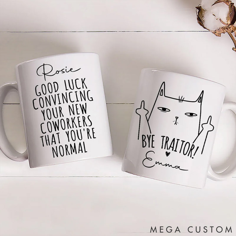 Personalized Cat Lover Good Luck Mug