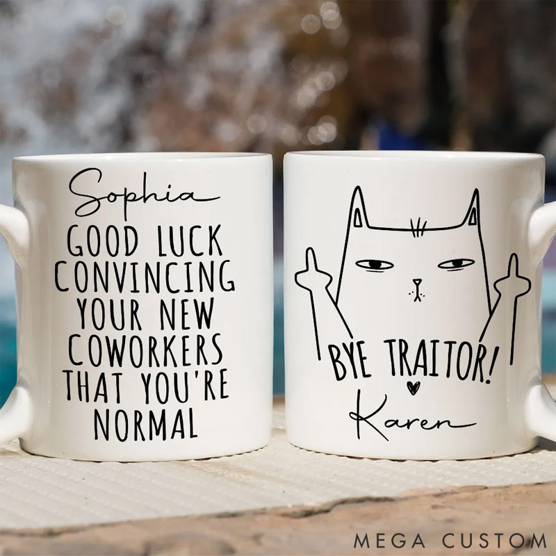 Personalized Cat Lover Good Luck Mug