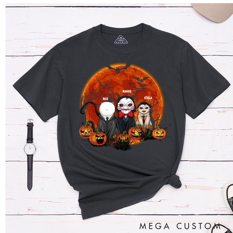 Personalized Cat Lover Halloween Cat T-Shirt