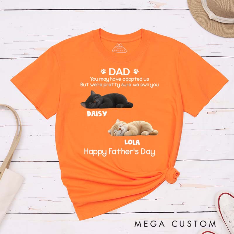 Personalized Cat Lover I Own You for Sure Cat Version T-Shirt